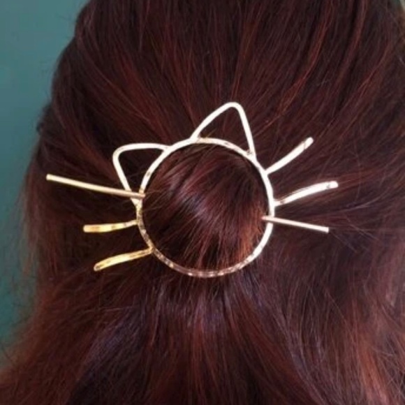 Cat Design Hair Clasp - Picture 3 of 8